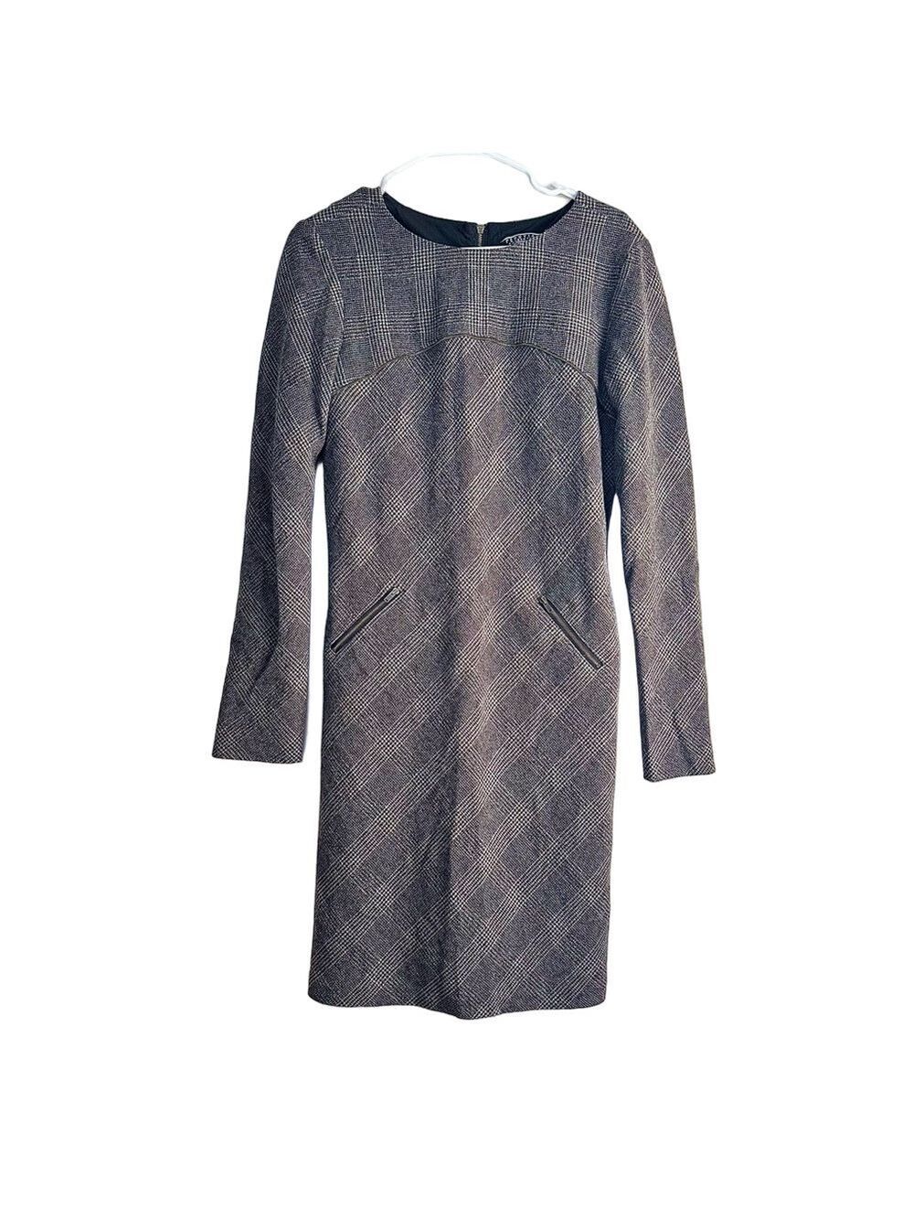 PERUVIAN CONNECTION Wool Long Sleeve Dress